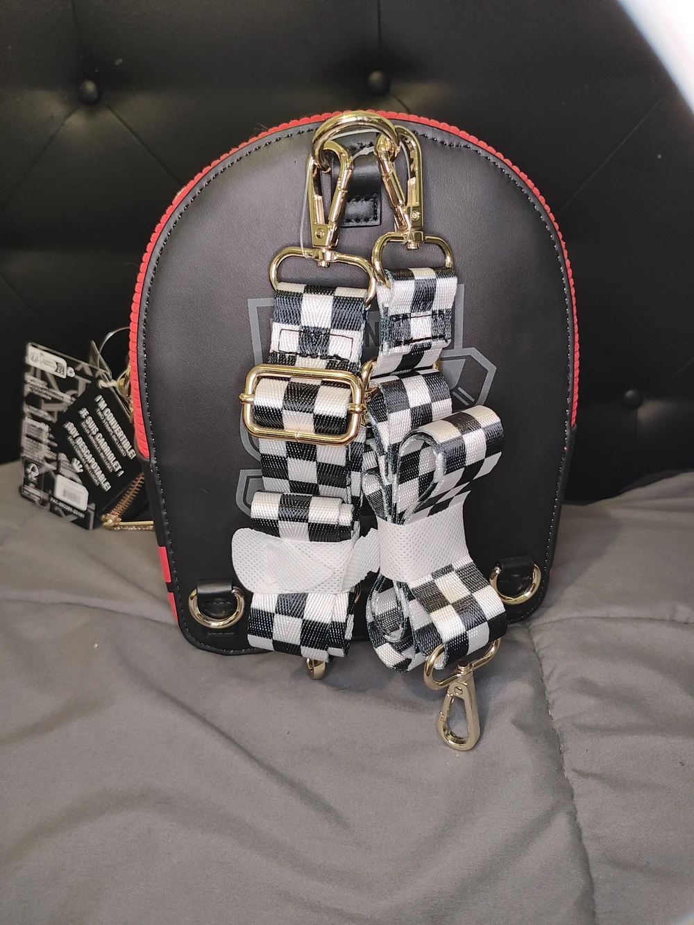 Lightning McQueen Mini Convertible Loungefly Backpack LE 1000, NWT